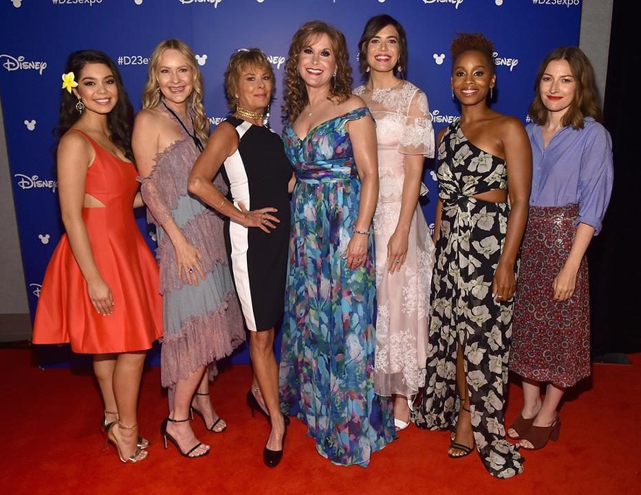 Auli'i Cravalho, Linda Larkin, Paige O'Hara, Jodi Benson, Mandy Moore, Anika Noni Rose & Kelly Macdonald Auli'i Cravalho, Linda Larkin, Paige O'Hara, Jodi Benson, Mandy Moore, Anika Noni Rose & Kelly Macdonald