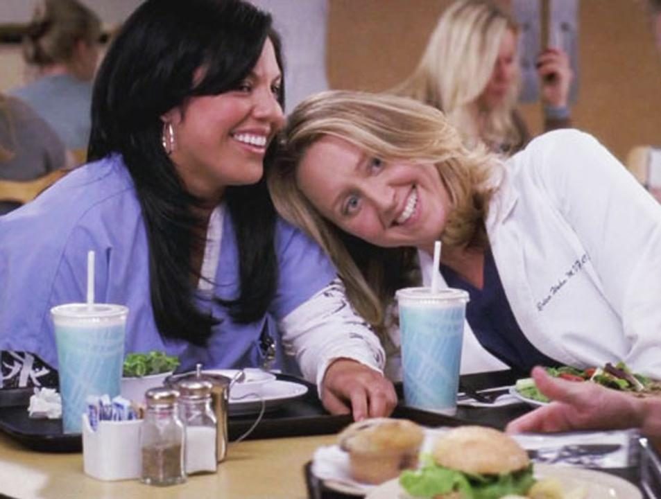 Brooke Smith como Erica Hahn em Grey's Anatomy Brooke Smith como Erica Hahn em Grey's Anatomy