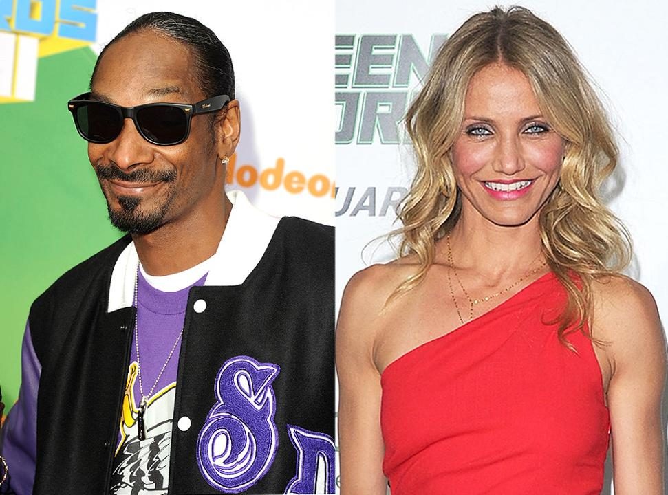 Cameron Diaz & Snoop Lion Cameron Diaz & Snoop Lion
