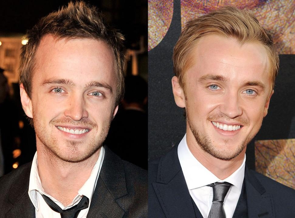Aaron Paul & Tom Felton Aaron Paul & Tom Felton