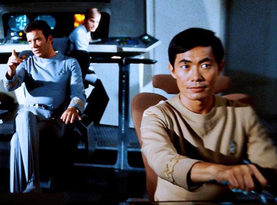 William Shatner & George Takei, <I>Star Trek</I> William Shatner & George Takei, <I>Star Trek</I>