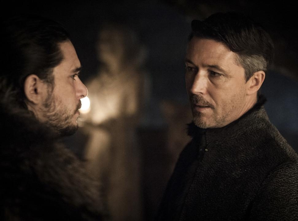 Jon Snow (Kit Harington) & Littlefinger (Aiden Gillen) Jon Snow (Kit Harington) & Littlefinger (Aiden Gillen)