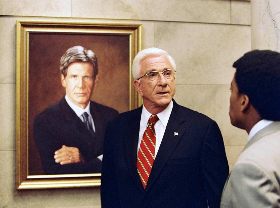 Leslie Nielsen: Baxter Harris - <i>Scary Movie 3</i> and <i>4</i> Leslie Nielsen: Baxter Harris - <i>Scary Movie 3</i> and <i>4</i>