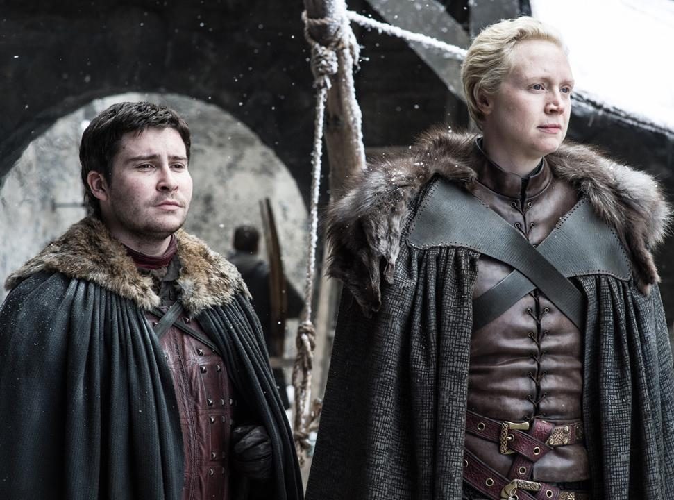 Podrick Payne (Daniel Portman) & Brienne of Tarth (Gwendoline Christie) Podrick Payne (Daniel Portman) & Brienne of Tarth (Gwendoline Christie)