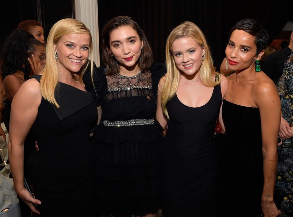 Reese Witherspoon, Rowan Blanchard, Ave Phillippe & Zoë Kravitz Reese Witherspoon, Rowan Blanchard, Ave Phillippe & Zoë Kravitz