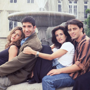 Friends, Jennifer Aniston, David Schwimmer, Courteney Cox, Matt LeBlanc, Lisa Kudrow, Matthew Perry