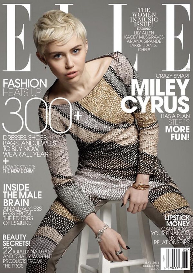 Elle, Miley Cyrus