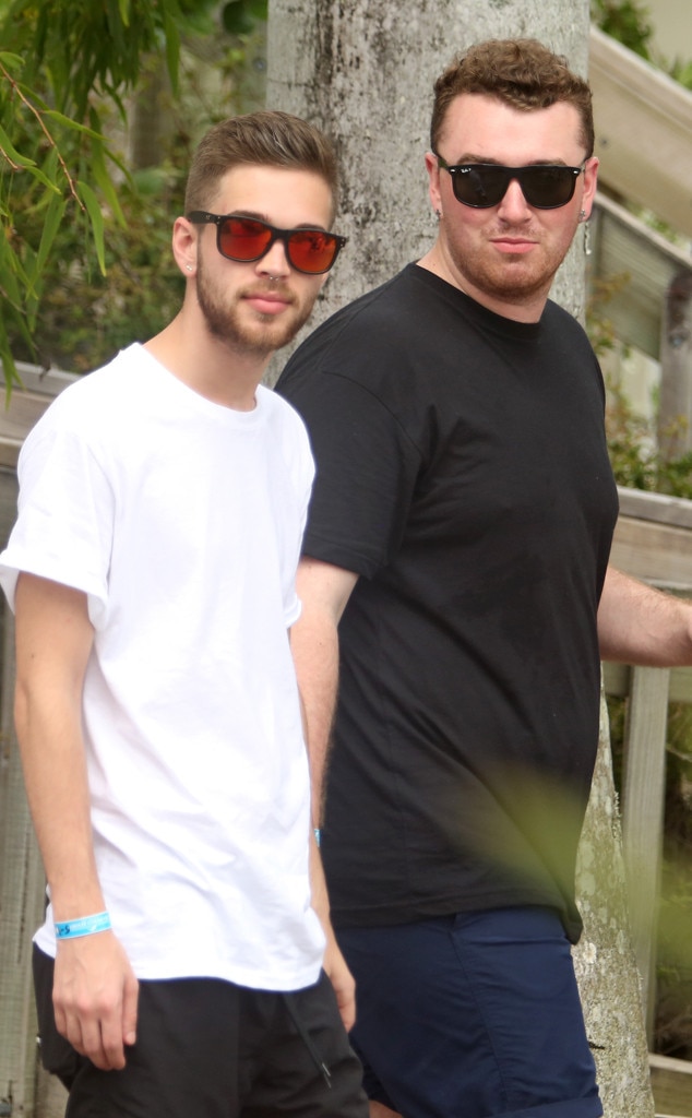 Sam Smith and Boyfriend Jonathan Zeizel Play With Dolphins, Get Close ...