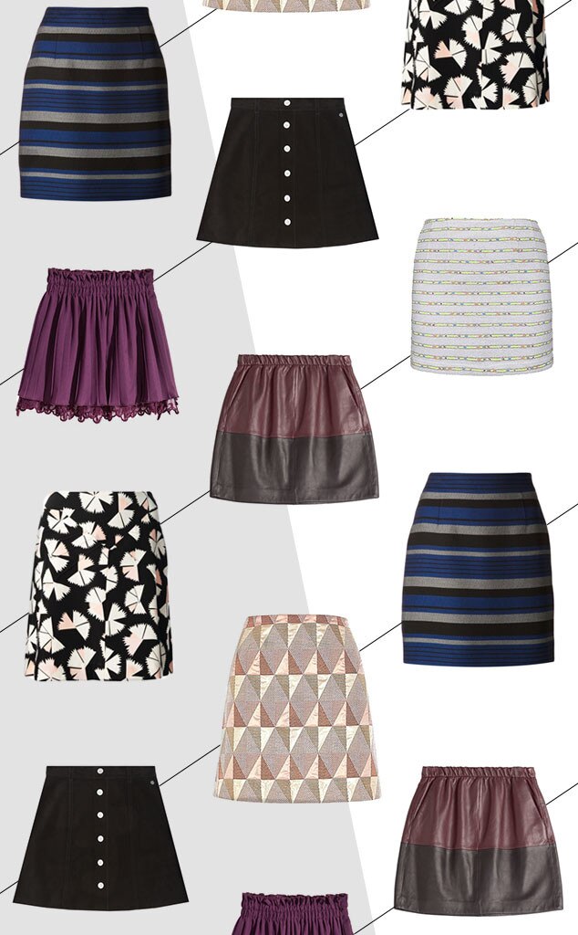 Fall Mini-Skirts from How to Wear Mini-Skirts This Fall | E! News