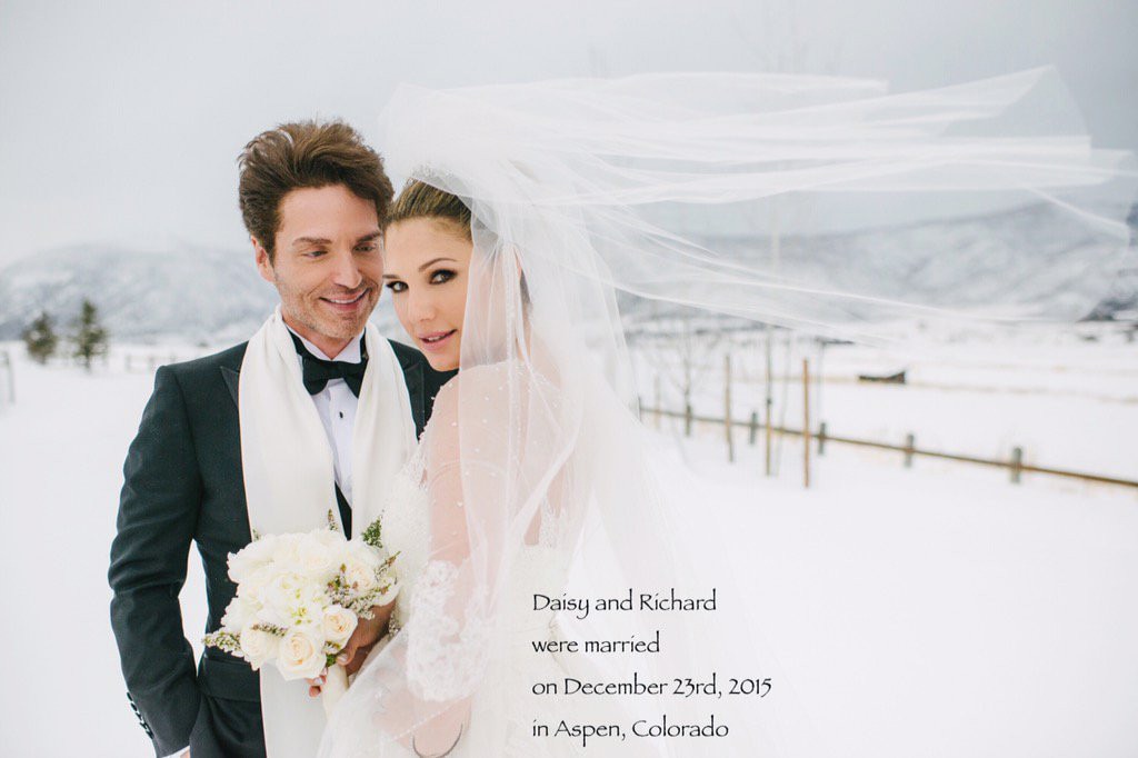 Richard Marx & Daisy Fuentes Are Married, Share Beautiful Wedding ...