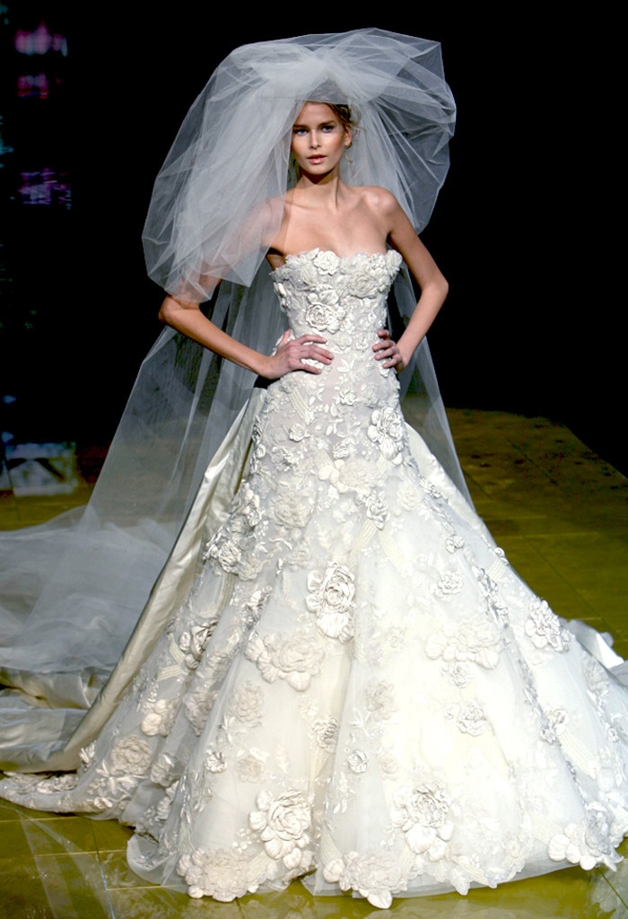 Elie Saab, 2006 from Most Show-Stopping Wedding Gowns Ever to Hit the ...