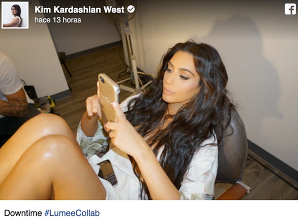 Kim Kardashian, Lumee, Facebook