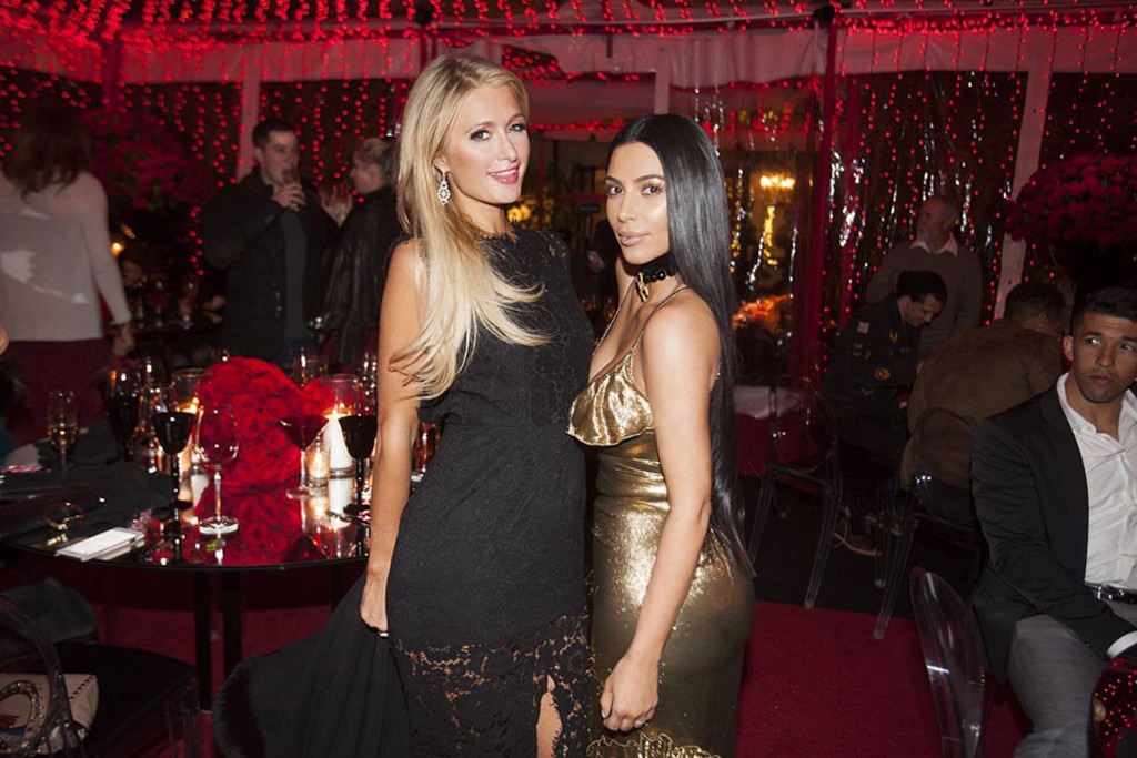 Kardashian Holiday Party, Paris Hilton, Kim Kardashian