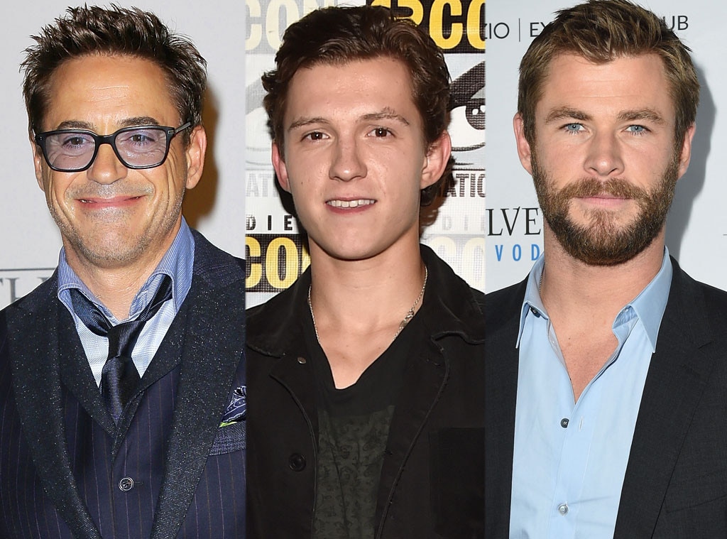 What Chris Hemsworth and Robert Downey Jr. Told Tom Holland About ...