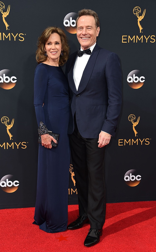 Bryan Cranston, Robin Dearden, 2016 Emmy Awards, Couples
