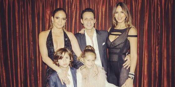 Jennifer Lopez, Marc Anthony, Shannon De Lima, Max, Emme