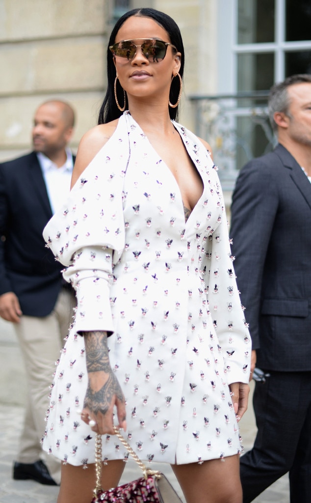 ESC: PFW Celeb Street Style, Rihanna