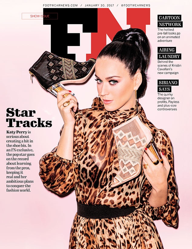 Katy Perry, Footwear News Cover Katy Perry, Footwear News Cover