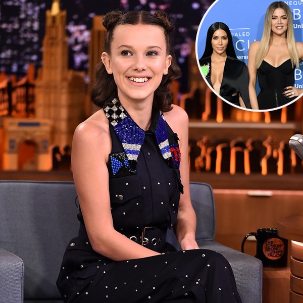 Millie Bobby Brown, Kim Kardashian, Khloe Kardashian