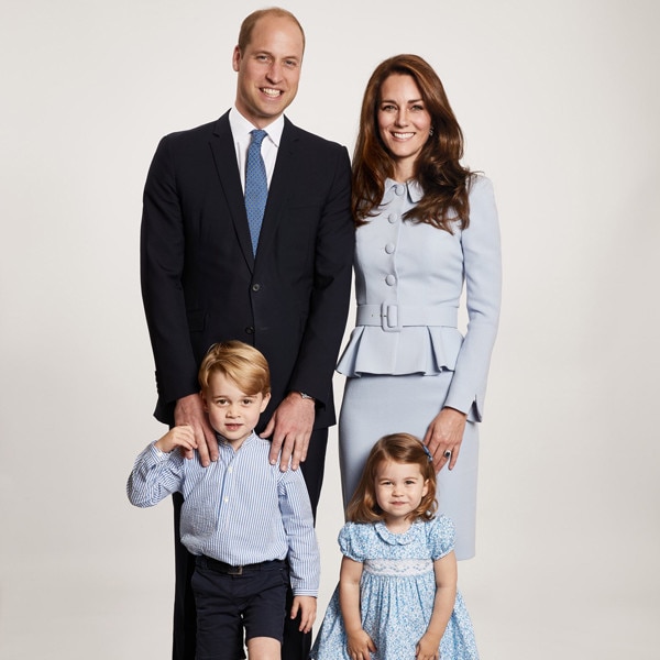 Prince William, Kate Middleton, Prince George, Princess Charlotte, Royal Christmas Card 2017