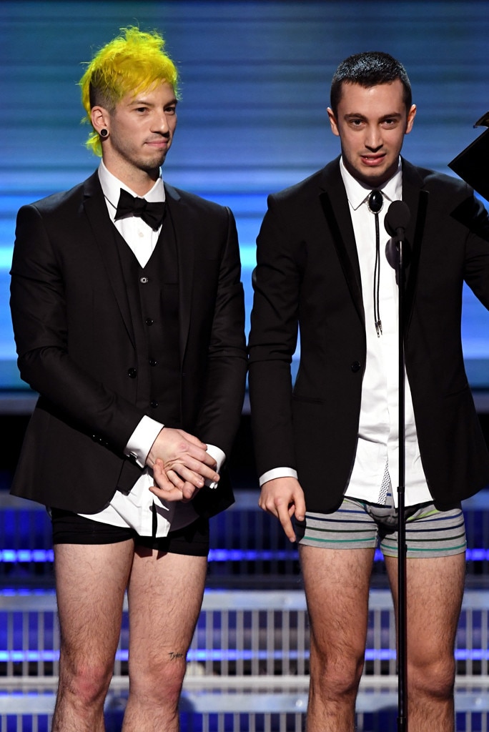 Twenty One Pilots, Josh Dun, Tyler Joseph, 2017 Grammys, Winners Twenty One Pilots, Josh Dun, Tyler Joseph, 2017 Grammys, Winners