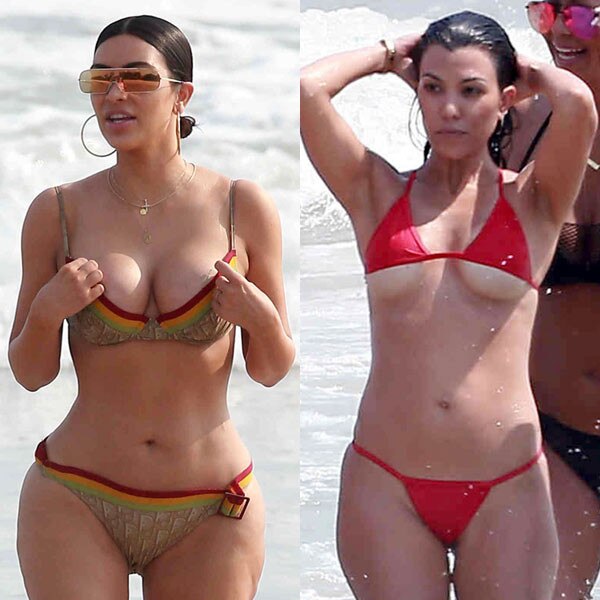 Kim Kardashian, Kourtney Kardashian, Mexico