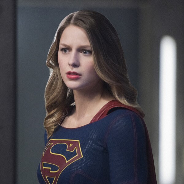 supergirl inside the office