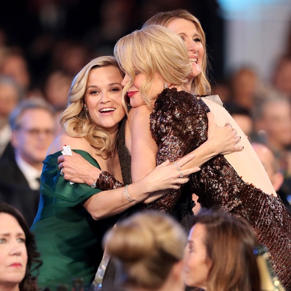 Nicole Kidman, Reese Witherspoon, Laura Dern, 2018 SAG Awards, Candids