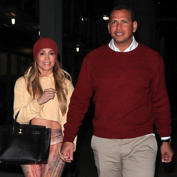 Jennifer Lopez and Alex Rodriguez Have a Pre-Grammys Party Date Night