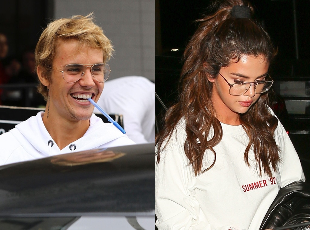 Selena Gomez, Justin Bieber, Glasses