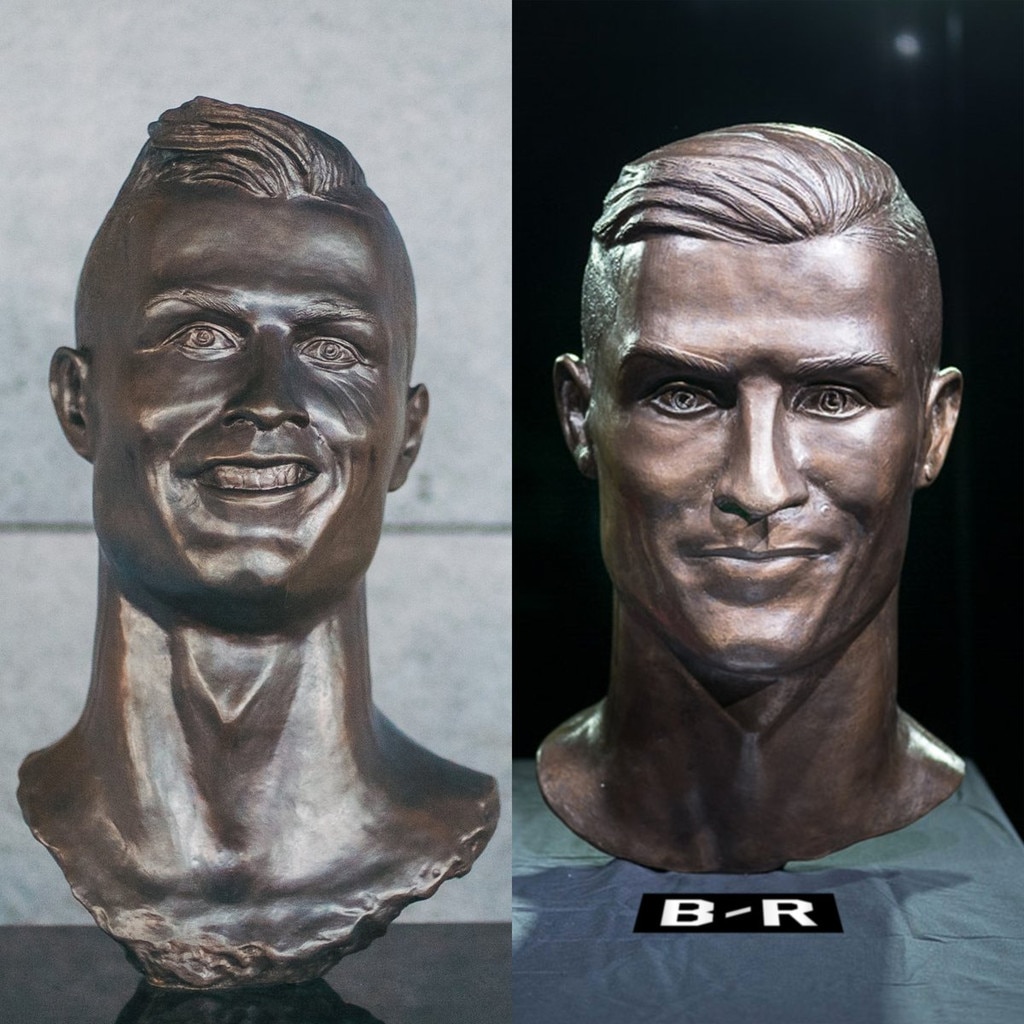 Cristiano Ronaldo, escultura
