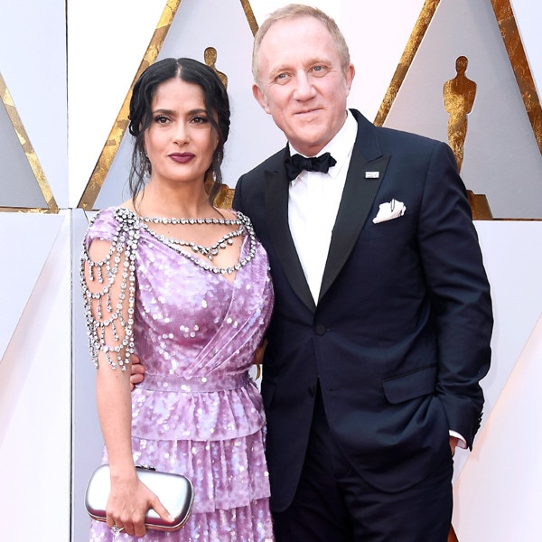 Salma Hayek, François-Henri Pinault, 2018 Oscars, Couples