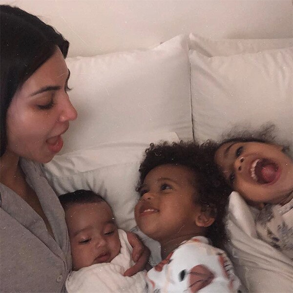 Kim Kardashian, North West, Saint West, Chicago West