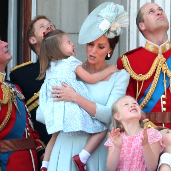 Princess Charlotte, Duchess of Cambridge, Kate Middleton, Trooping the Colour