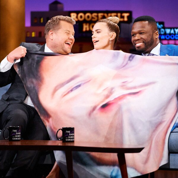 James Corden, Hayley Atwell, 50 Cent, The Late Late Show