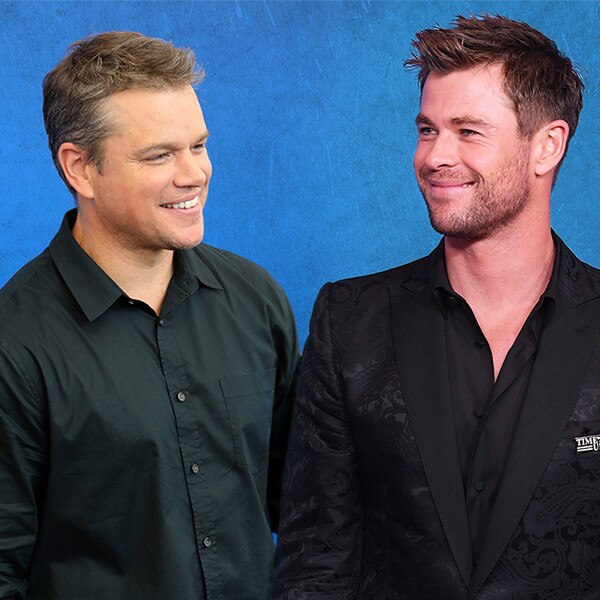 Matt Damon, Chris Hemsworth, Bromance