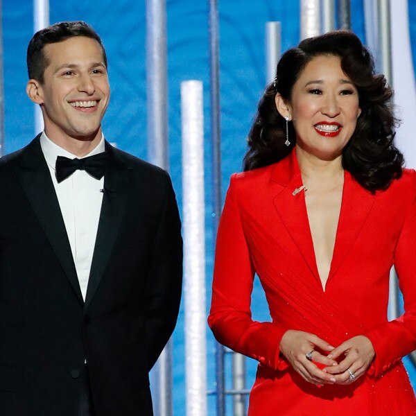 Sandra Oh, Andy Samberg, 2019 Golden Globes, Golden Globe Awards, Show