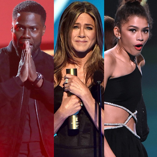 Kevin Hart, Jennifer Aniston, Zendaya, 2019 Peoples Choice Awards, 2019 PCAs, Jaw-droppers
