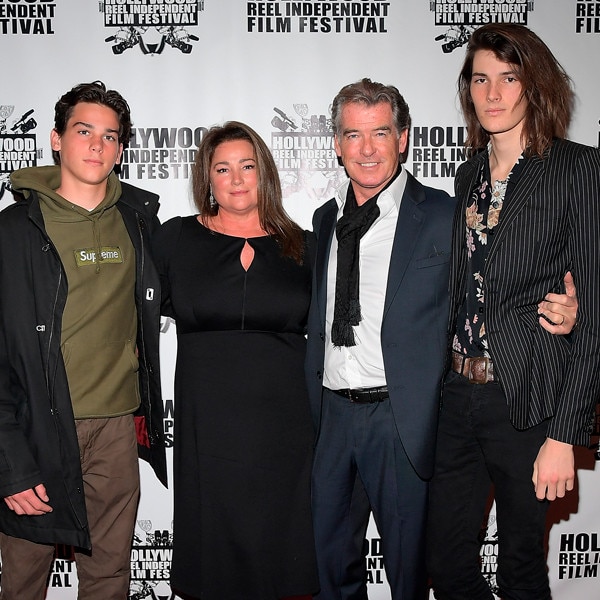 Pierce Brosnan, Dylan Brosnan, Paris Brosnan, Keely Shaye Smith