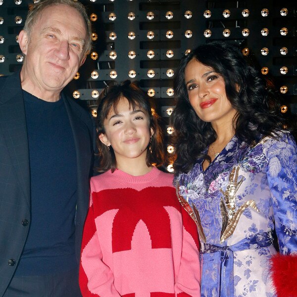 Salma Hayek, Valentina Paloma Pinault, Francois-Henri Pinault, Milan Fashion Week 2019