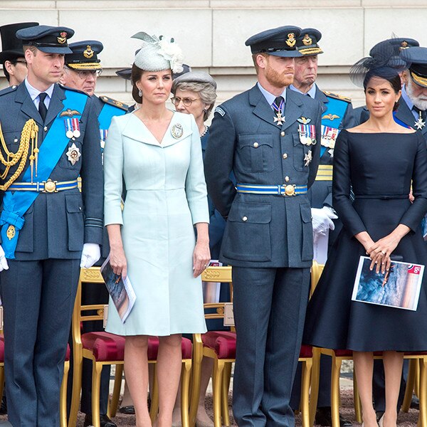 Kate Middleton, Prince William, Prince Harry, Meghan Markle