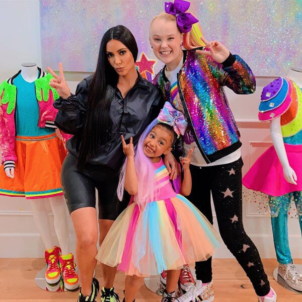 Kim Kardashian, North West, JoJo Siwa