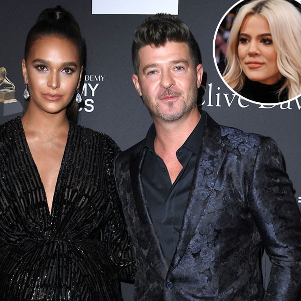 April Love Geary, Robin Thicke, Khloe Kardashian