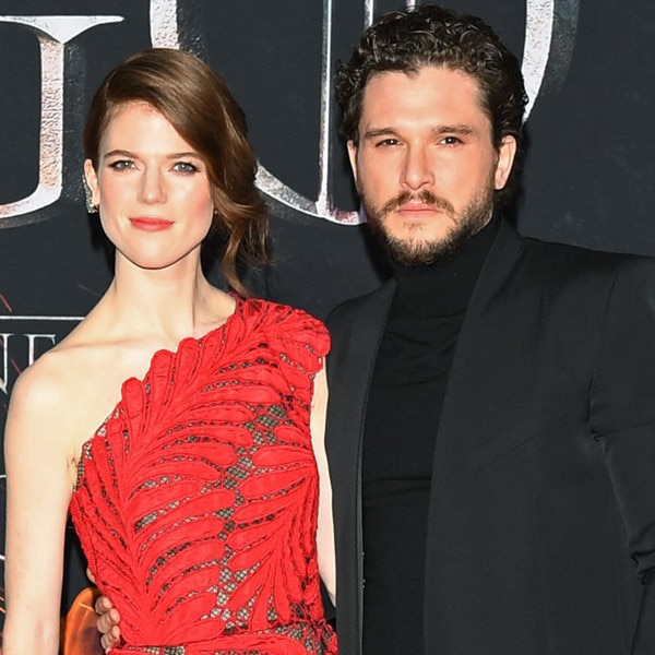 Kit Harington, Rose Leslie, Game of Thrones Season 8 Premiere