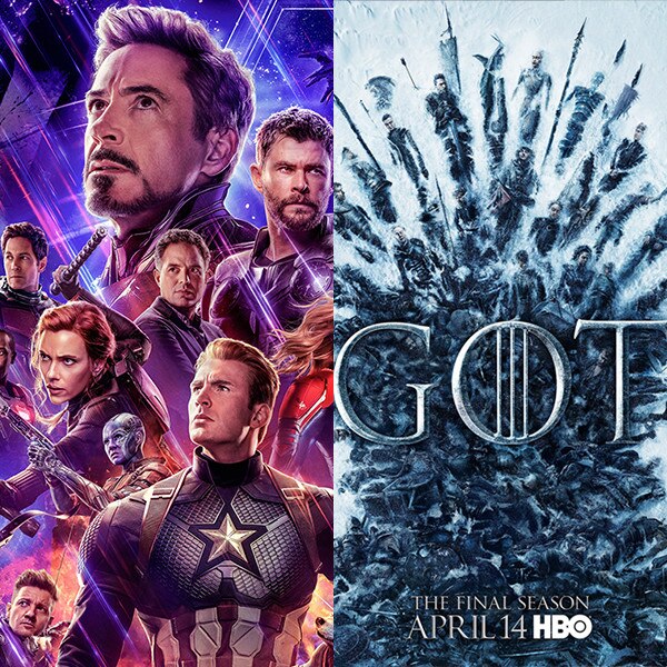 Avengers Endgame, Game of Thrones