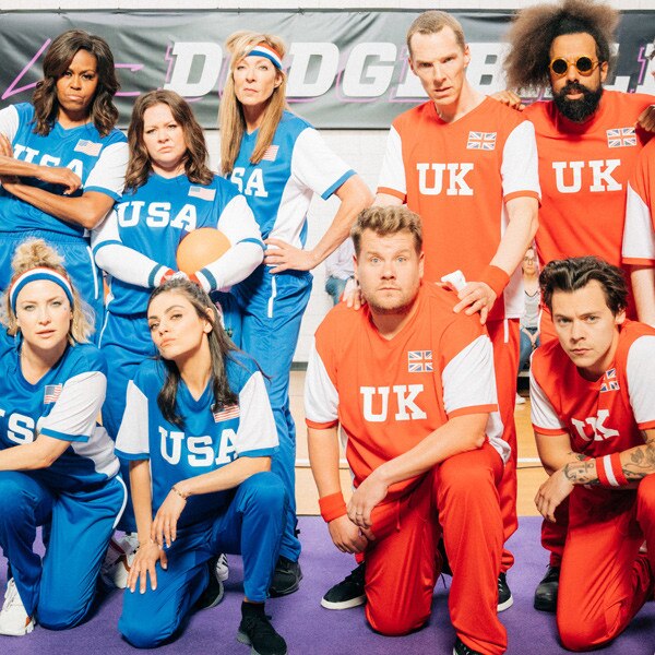 James Corden, Michelle Obama, Dodgeball