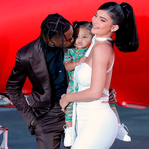 Travis Scott, Kylie Jenner, Stormi Webster