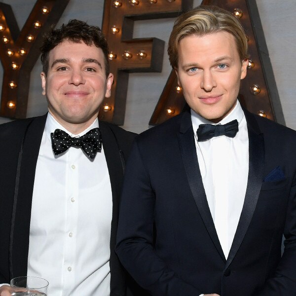 Jon Lovett (L) and Ronan Farrow