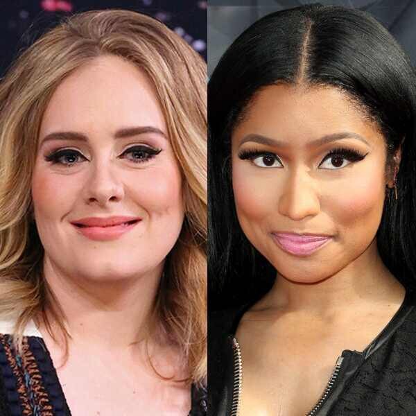 Adele, Nicki Minaj