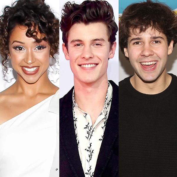 Liza Koshy, Shawn Mendes, David Dobrik